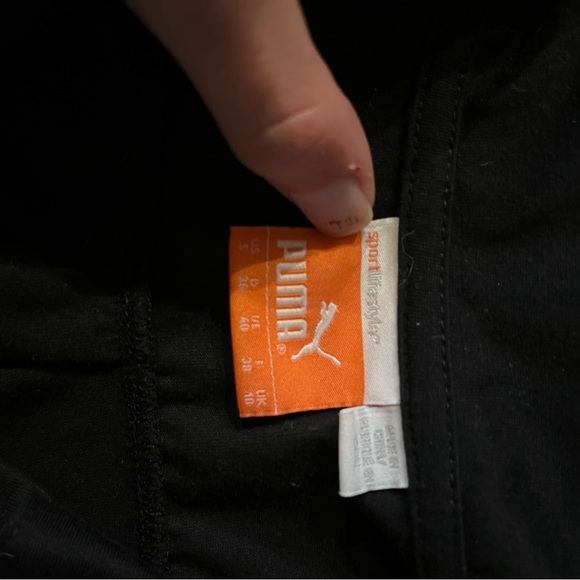 Puma Dry Cell Womens Tank Top Size S Black Sleeveless button - Picture 2 of 3